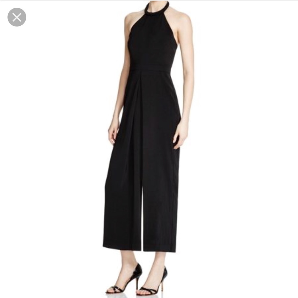 Keepsake black beaded neck jumpsuit